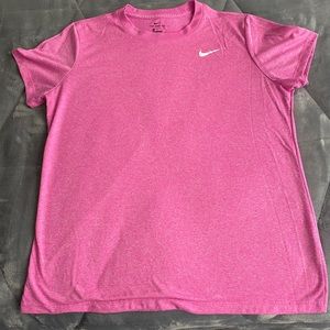Pink Nike dry fit shirt